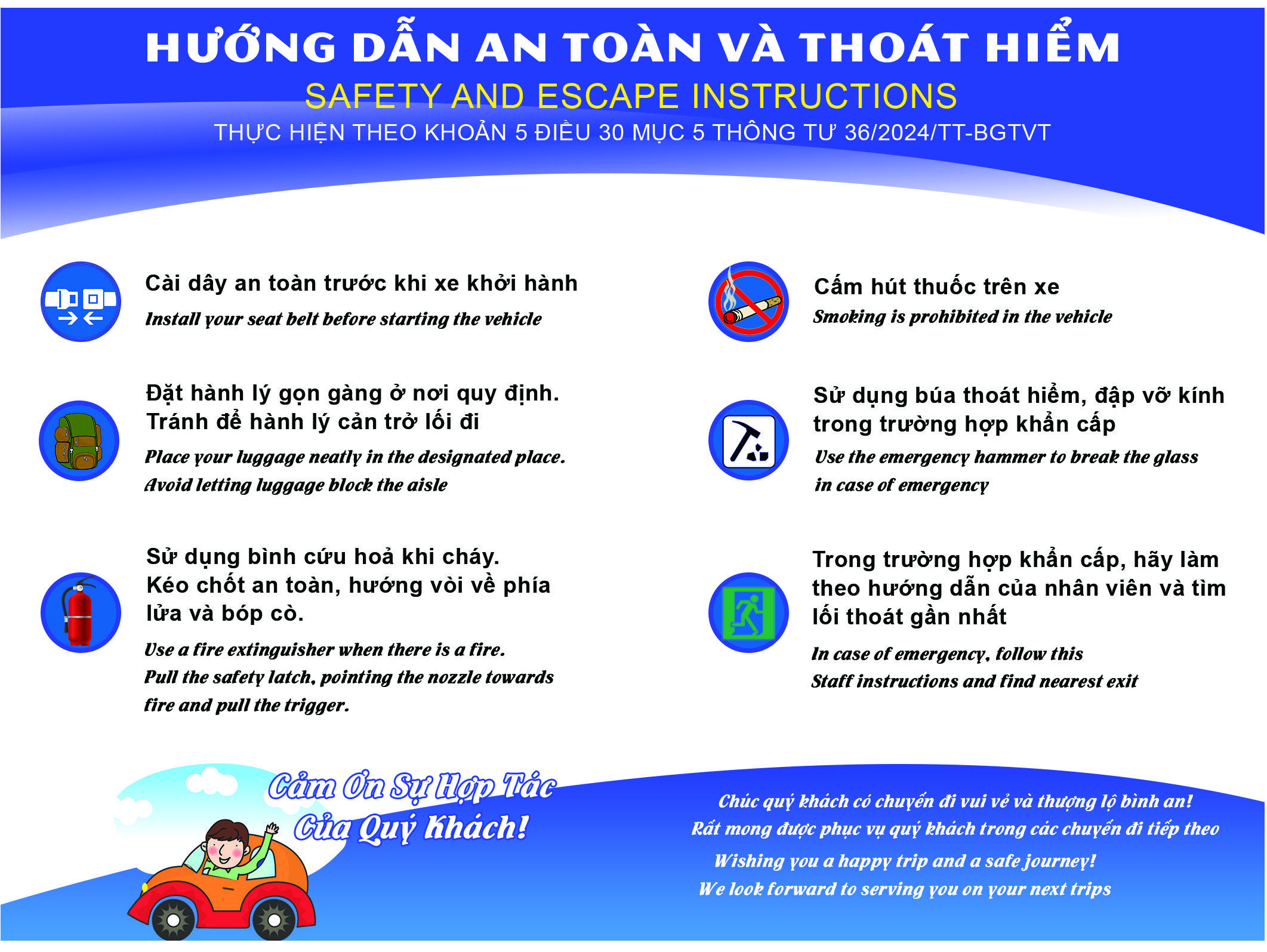 Thông tư 36/2024 về xe tham gia dịch vụ vận tải