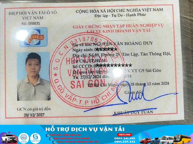 giay-chung-nhan-tap-huan-nghiep-vu-lai-xe Giới Thiệu Hợp Tác Xã Vận Tải Đông Sài Gòn