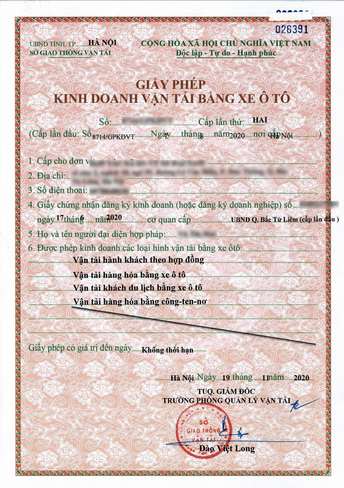 Doanh nghiệp vận tải cần đăng ký những loại giấy phép nào?
